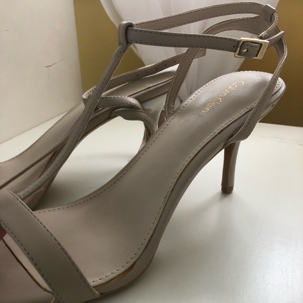 Calvin Klein nude heels!